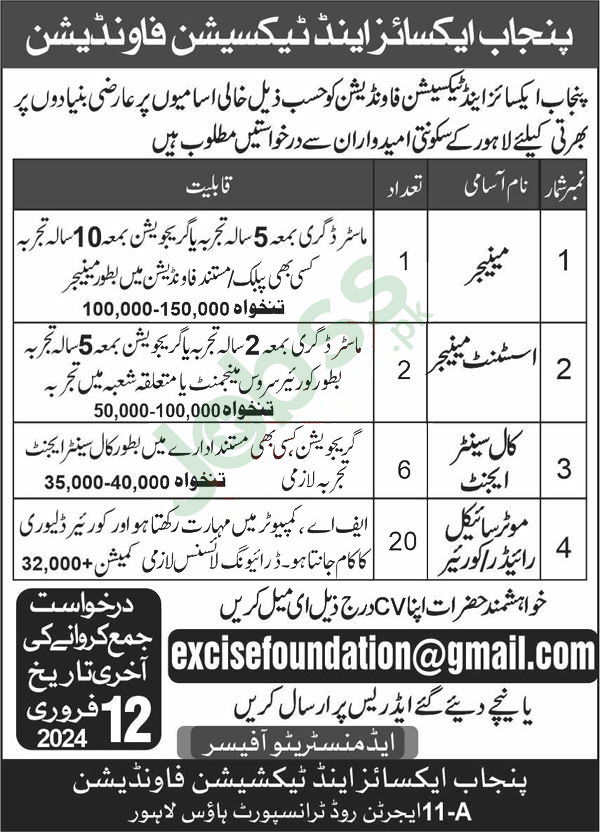 Excise Police Jobs 2024 Punjab Apply Online Careers